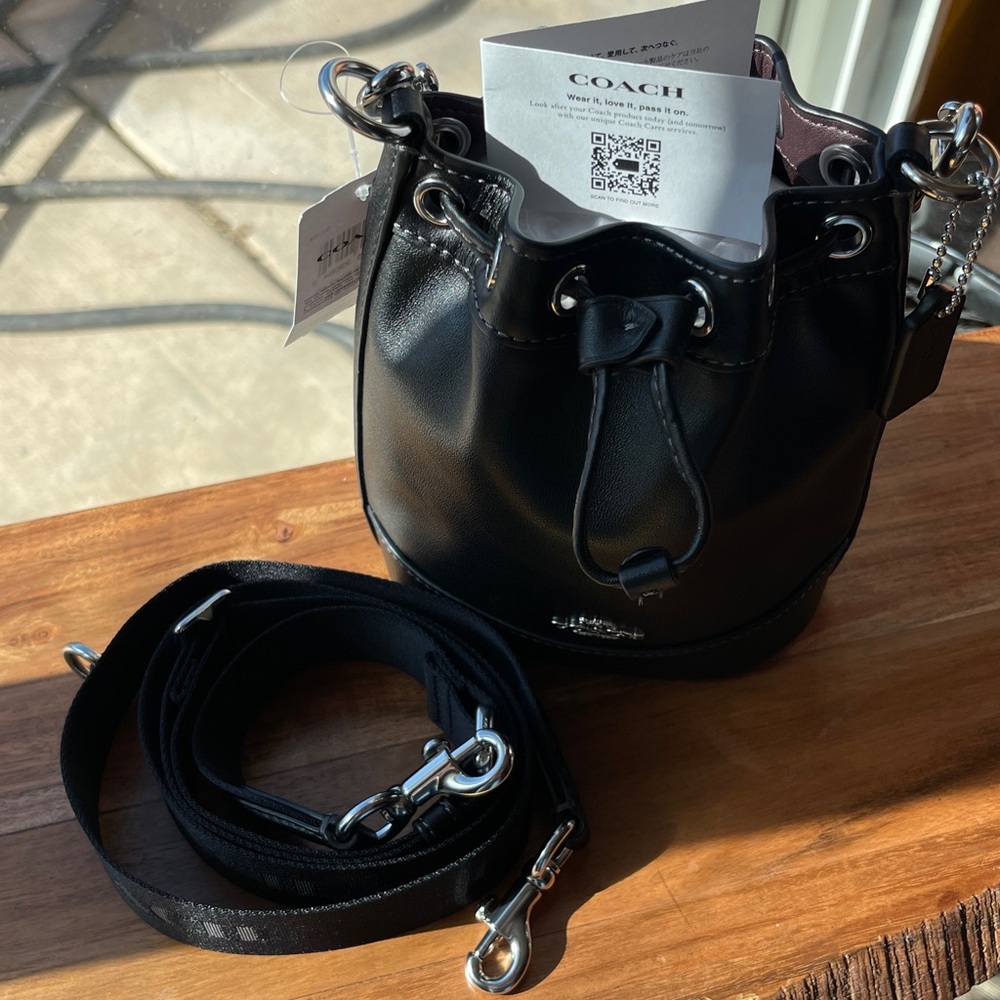 coach mini bucket bag